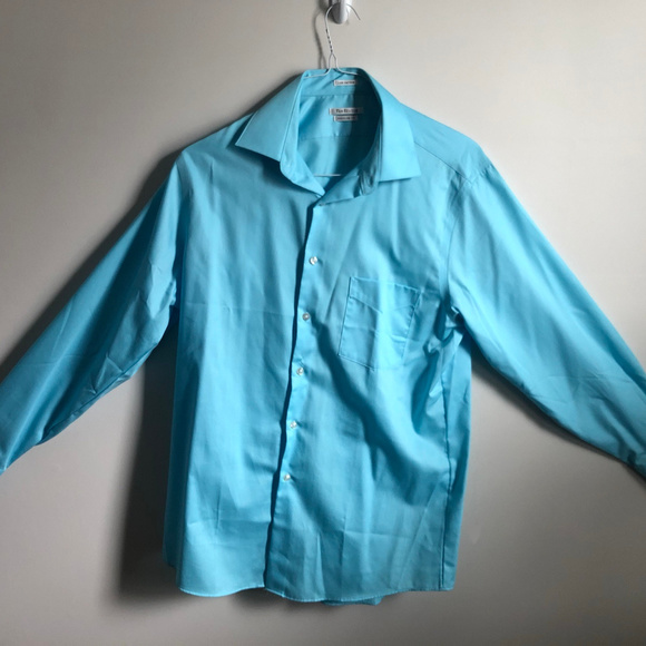 Cyan Van Heusen Spread Collar Dress Shirt